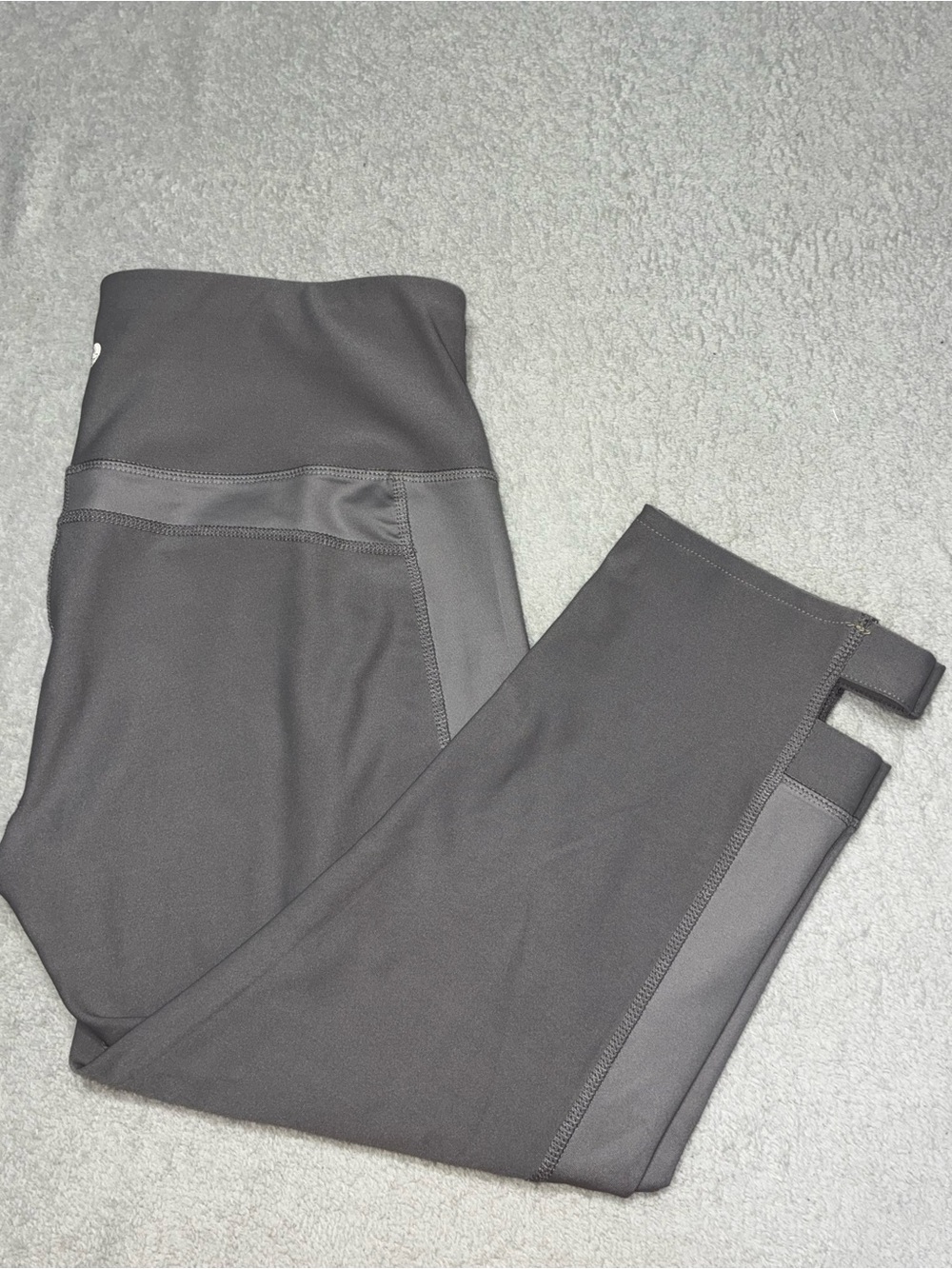 Yoga Charcoal Grey High-Rise Leggings